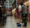 Cleaning up a mess in a huge warehouse / Photo by Eduardo Soares on Unsplash